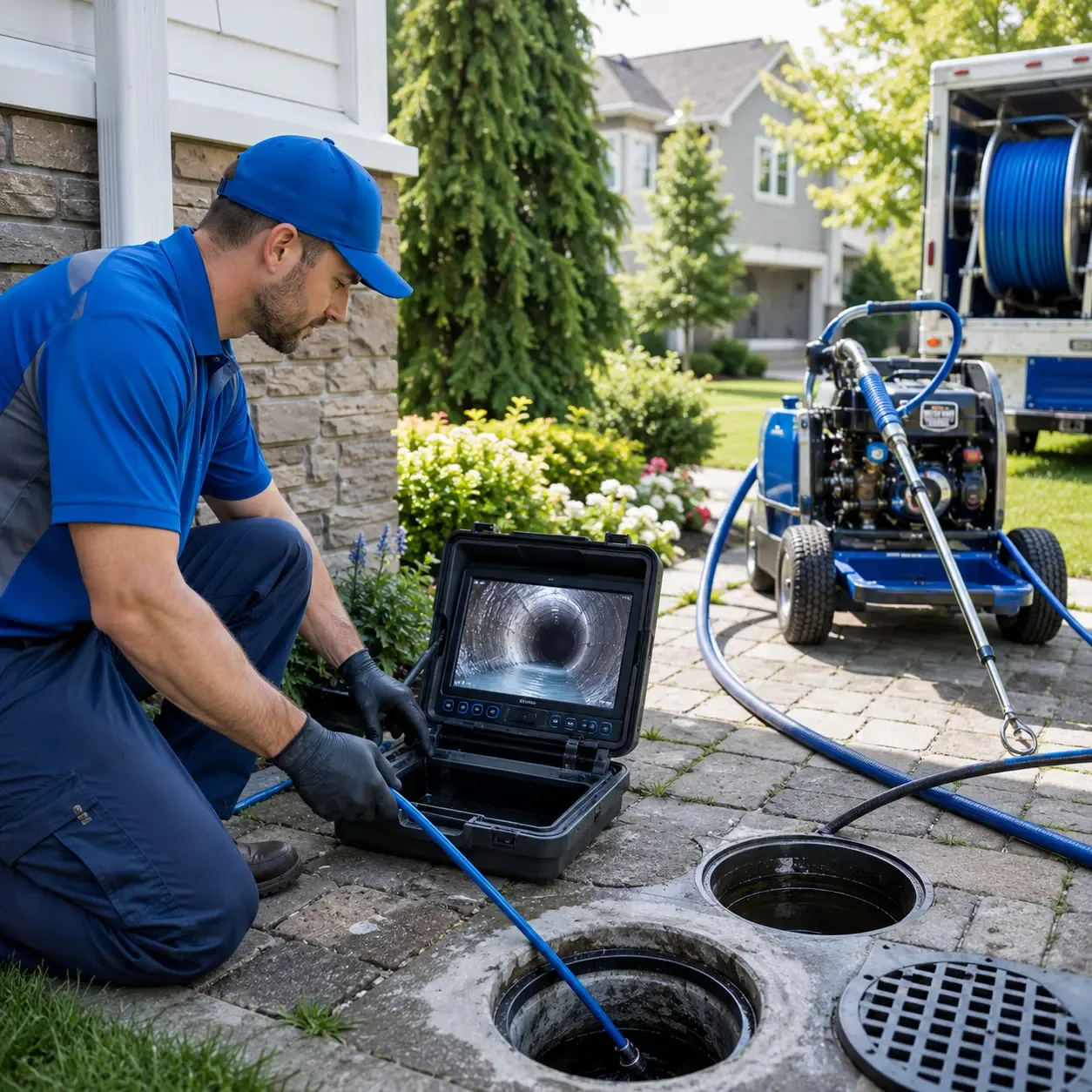 Outdoor drain cleaning professionals serving Woodstock, NY