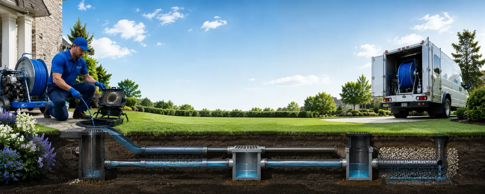 Outdoor drain cleaning information for Woodstock, NY